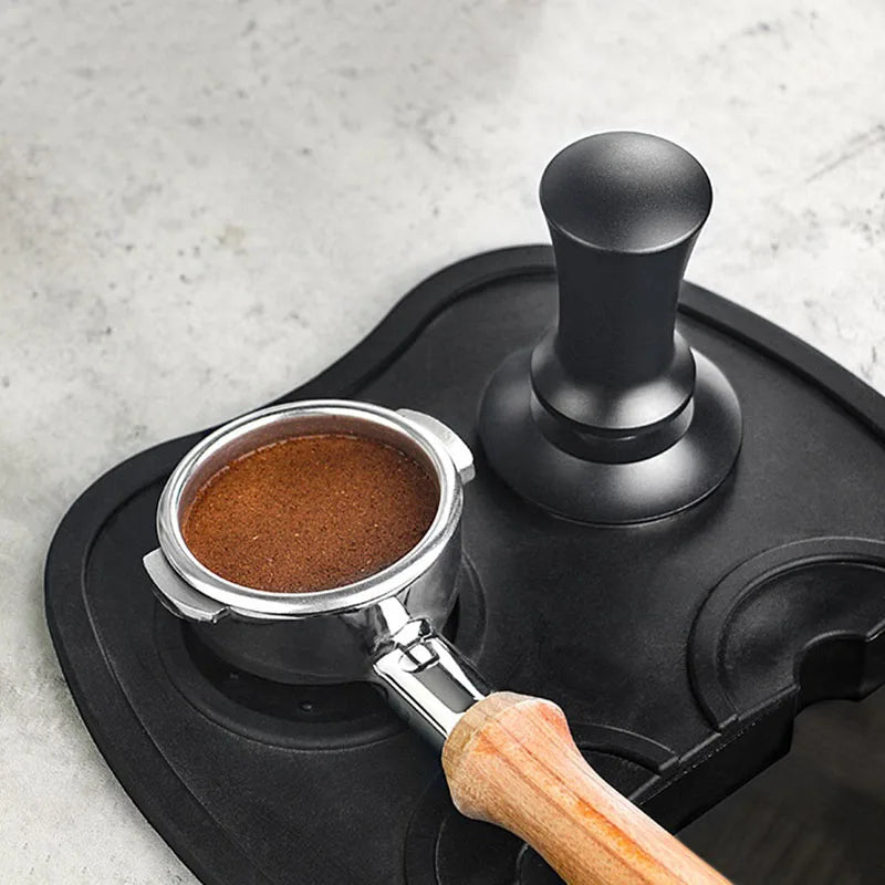 51Mm 53Mm 58Mm Espresso Coffee Tamper Stainless Steel Flat/Thread Base Internal Spring Design Balanced Fixed Force Coffee Tamper